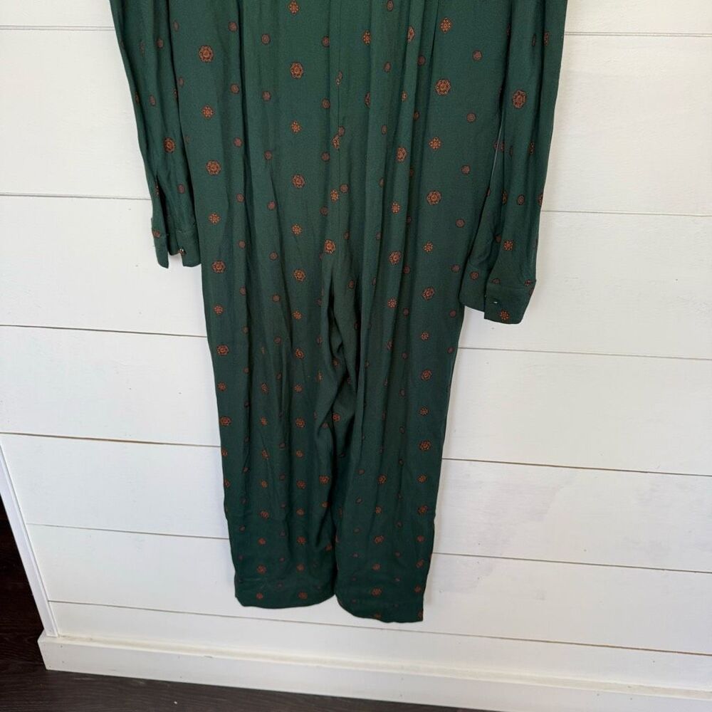 Free People Women’s Large Green Jade Star Eyes Jumpsuit - Picture 5 of 8